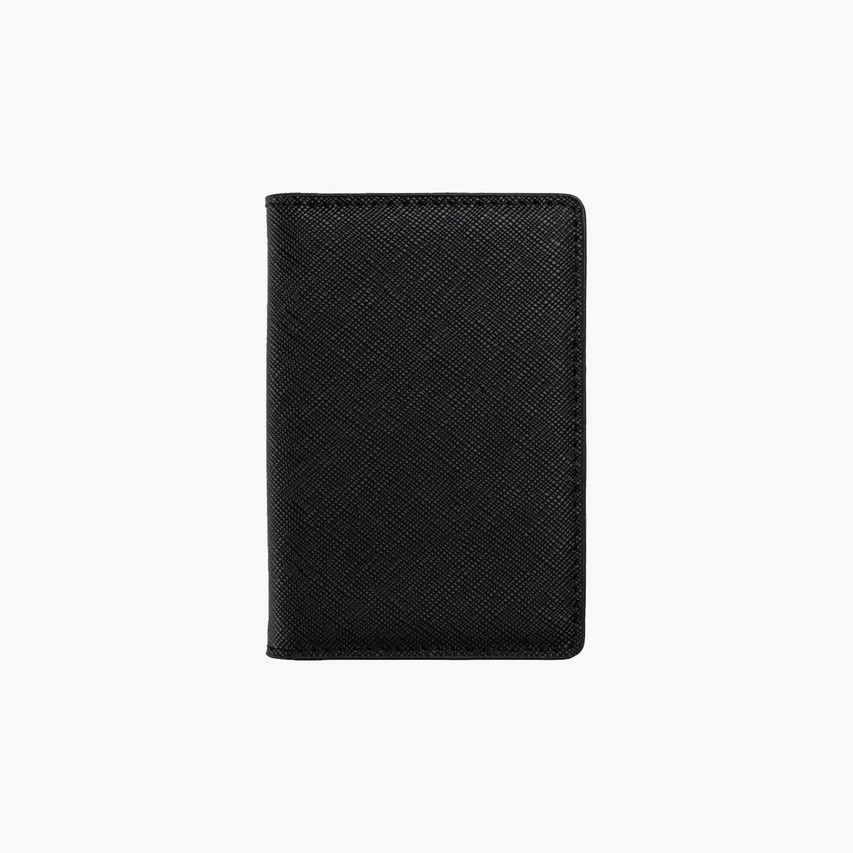 Black Saffiano Bi-Fold Wallet