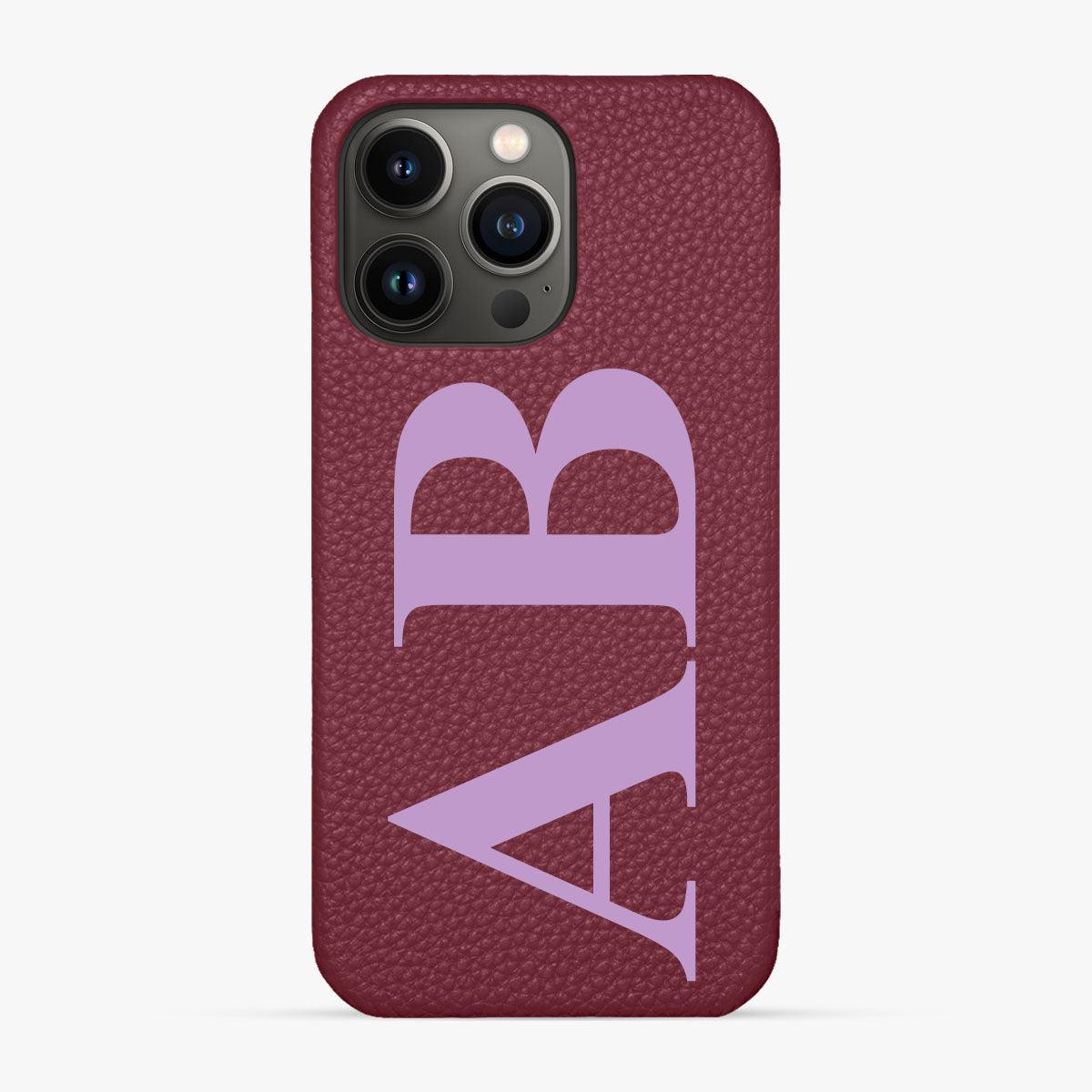 Classic Font iPhone 14 Pro Phone Case - Luxe Leather