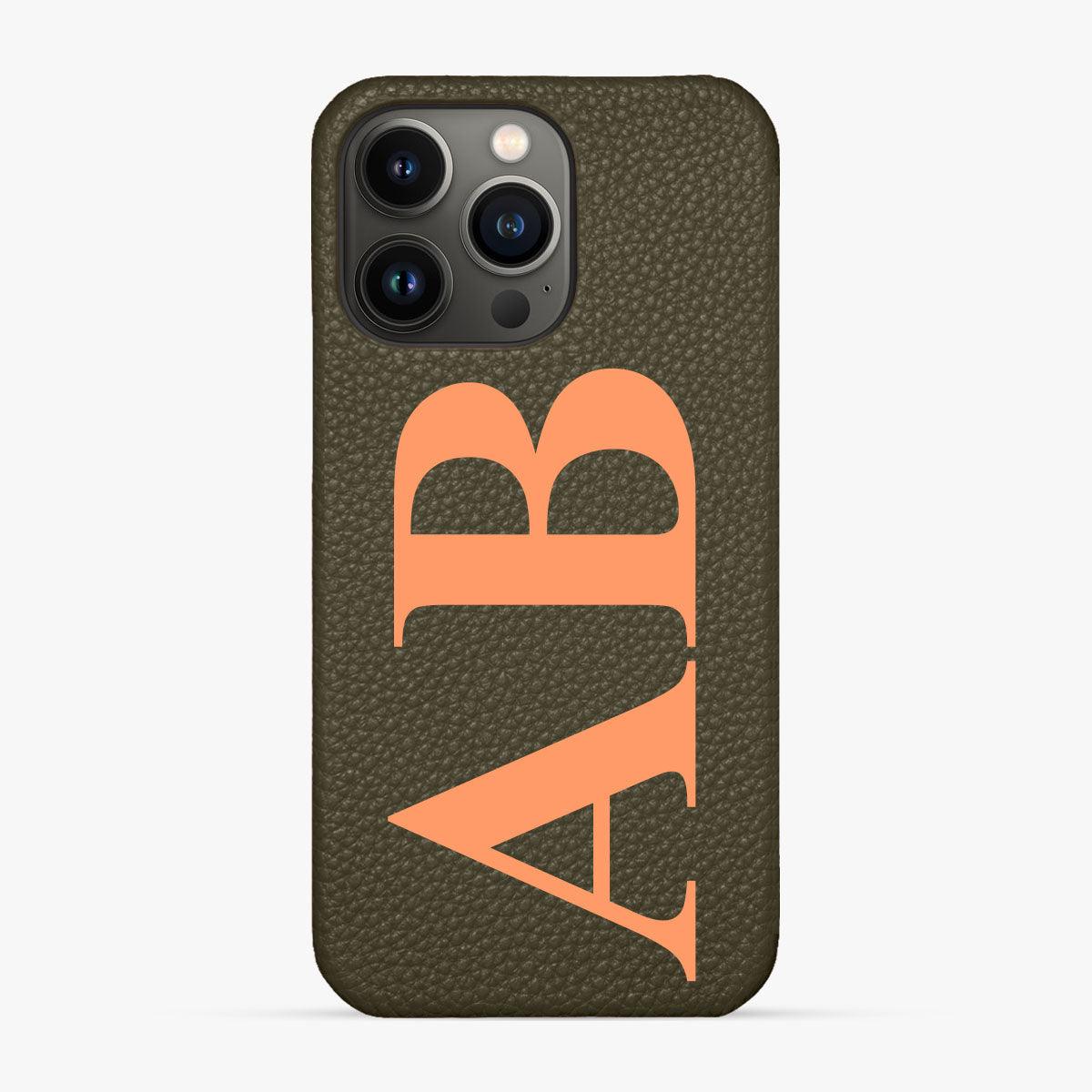 Classic Font iPhone 14 Pro Max Phone Case - Luxe Leather