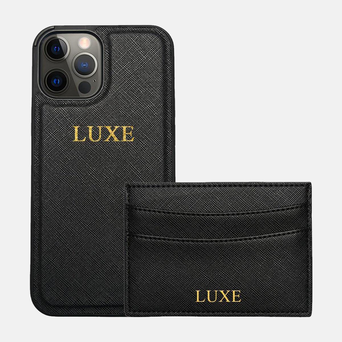 Black Saffiano Set - Luxe Leather