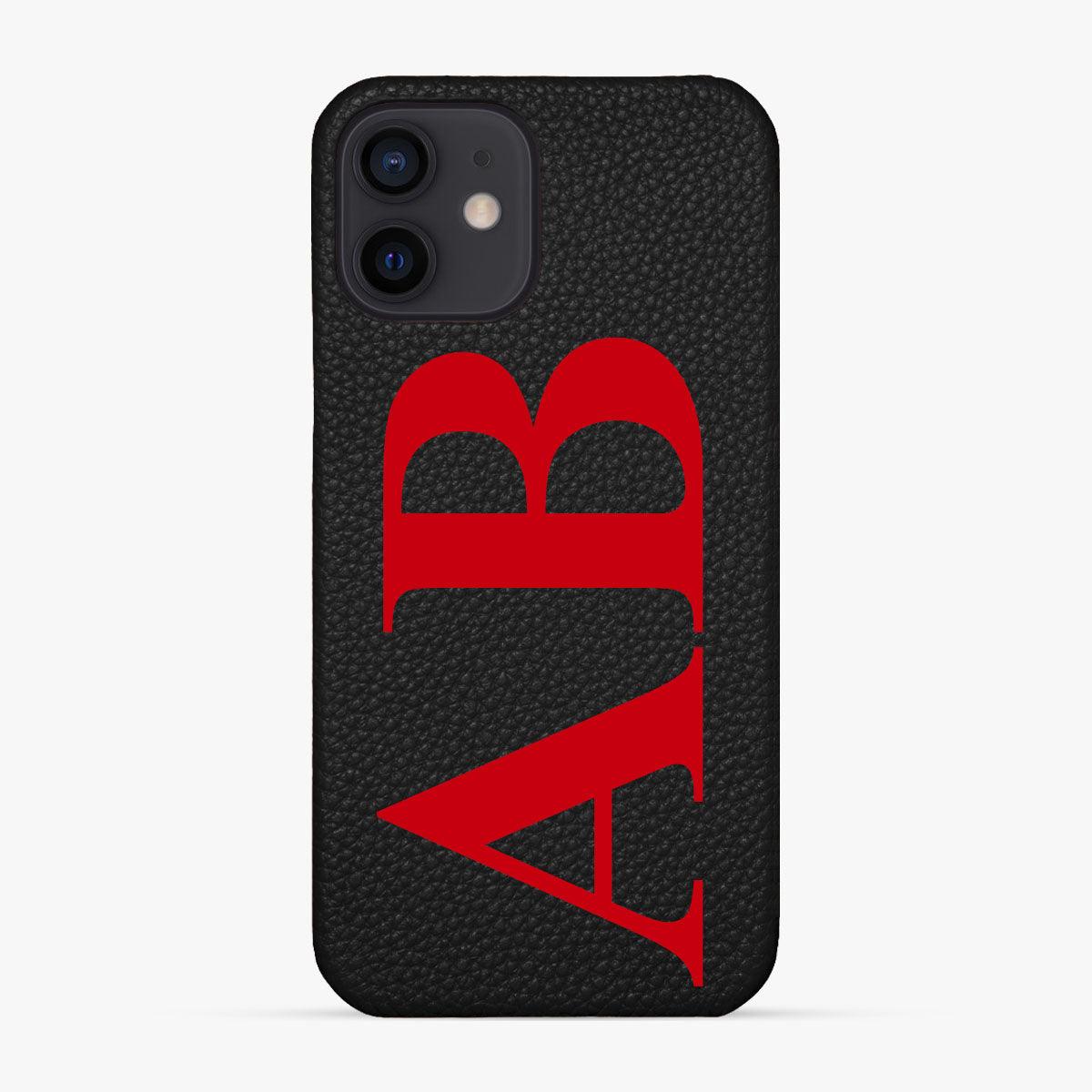 Classic Font iPhone 12 Phone Case - Luxe Leather