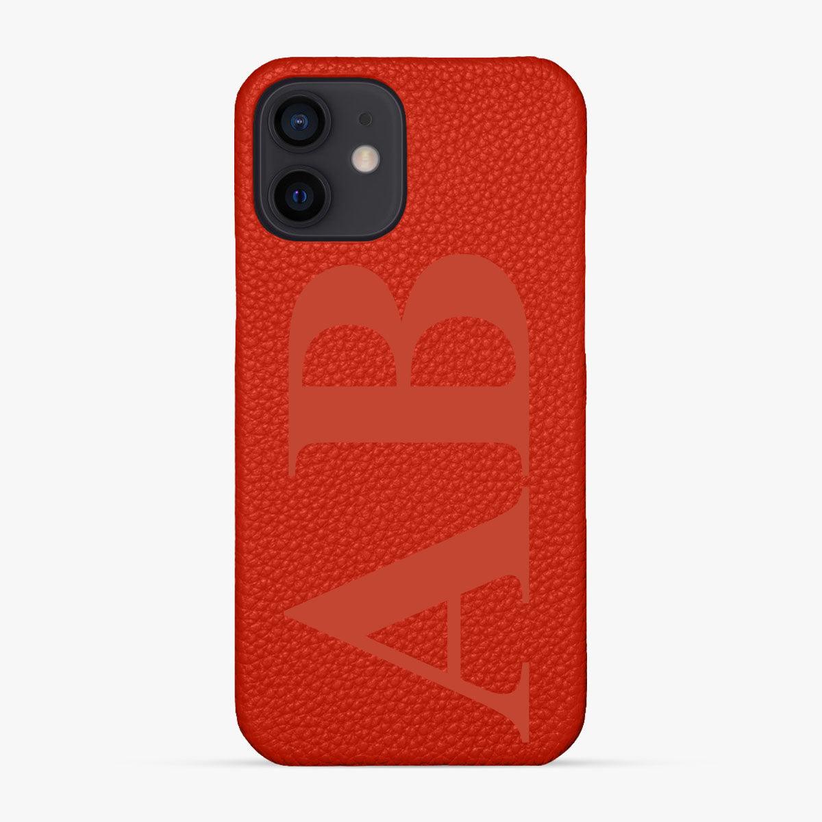 Classic Font iPhone 12 Phone Case - Luxe Leather