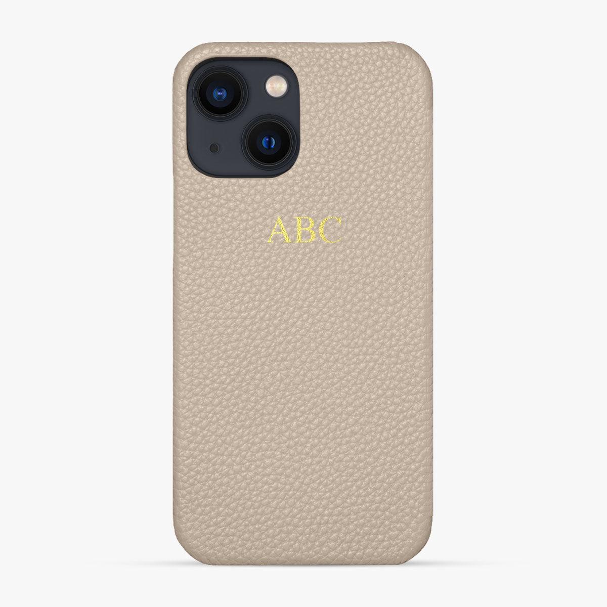 Foil Embossed iPhone 14 Phone Case - Luxe Leather