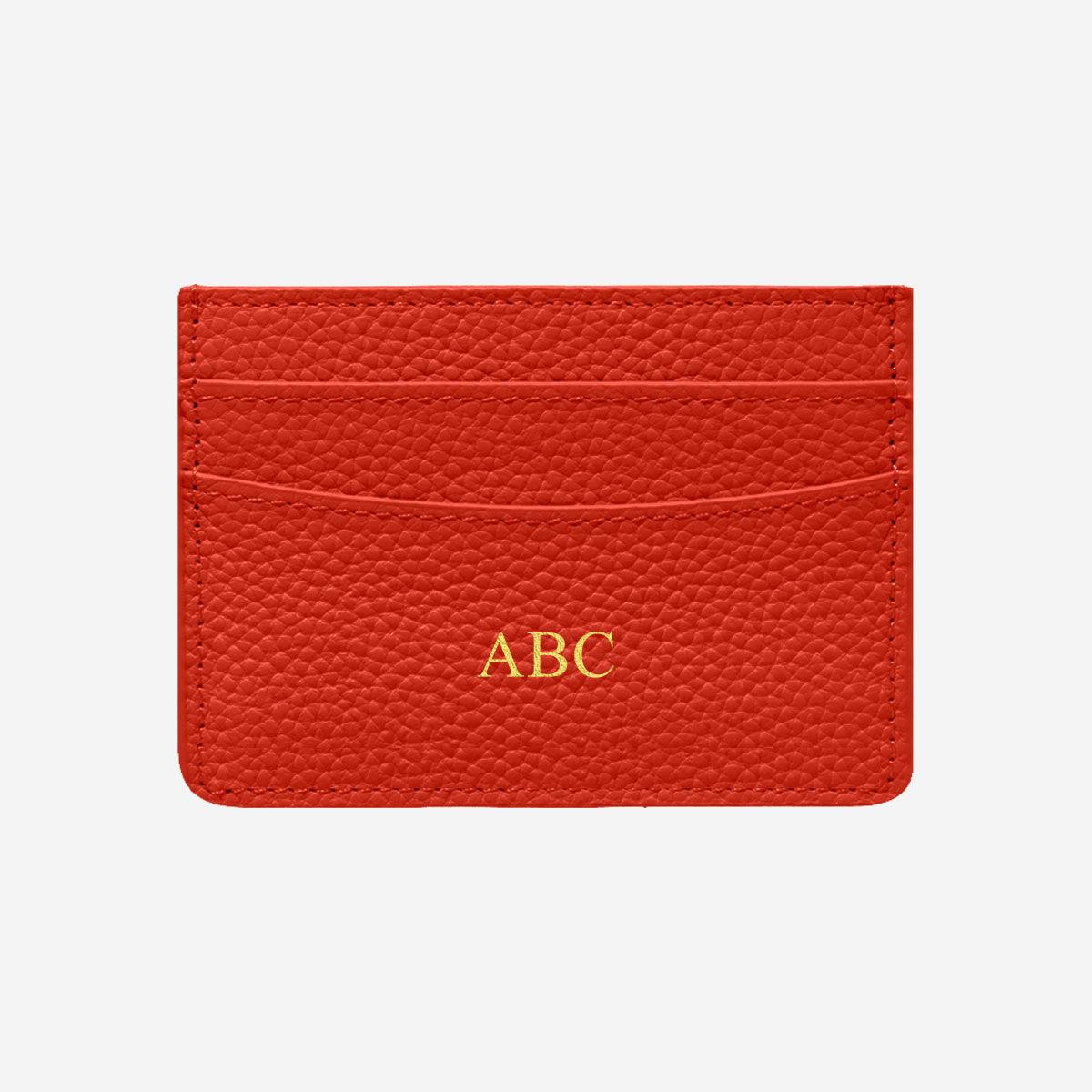 Red Pebble Leather Set - Luxe Leather